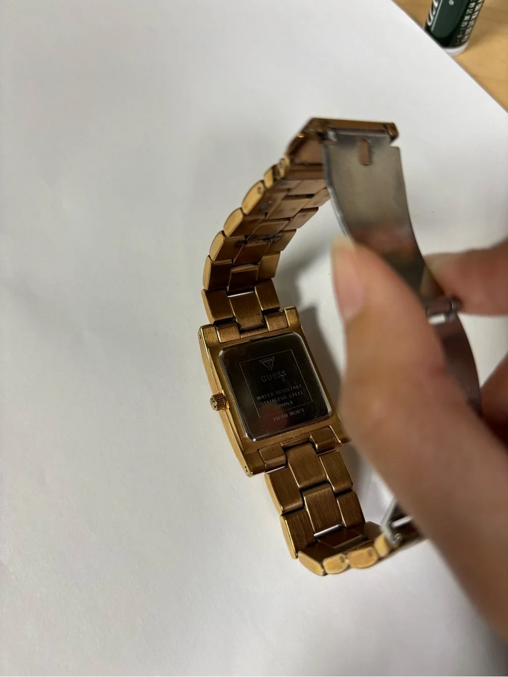 Guess Stylist Rose Gold Tone Stainless Steel Watch